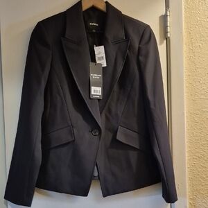 Express Women's Charcoal Blazer